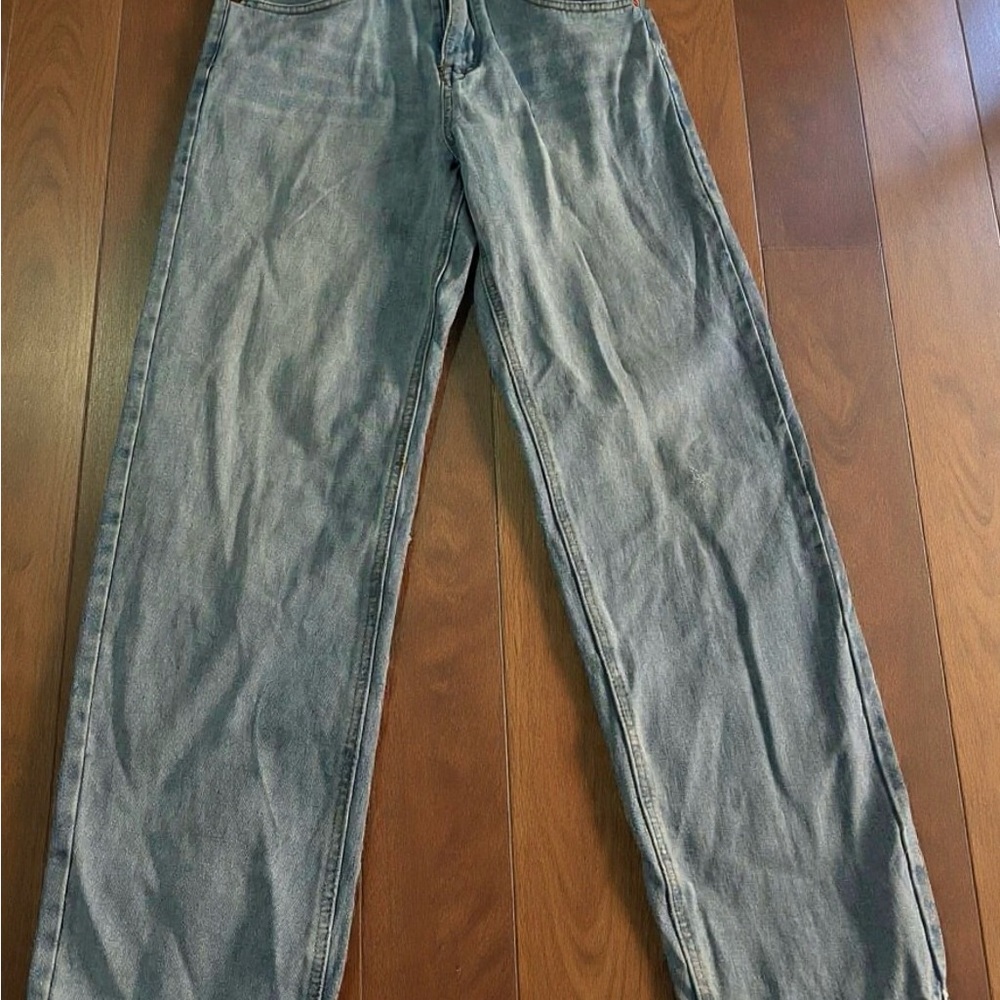 Classic Men's Denim Jeans in Gray